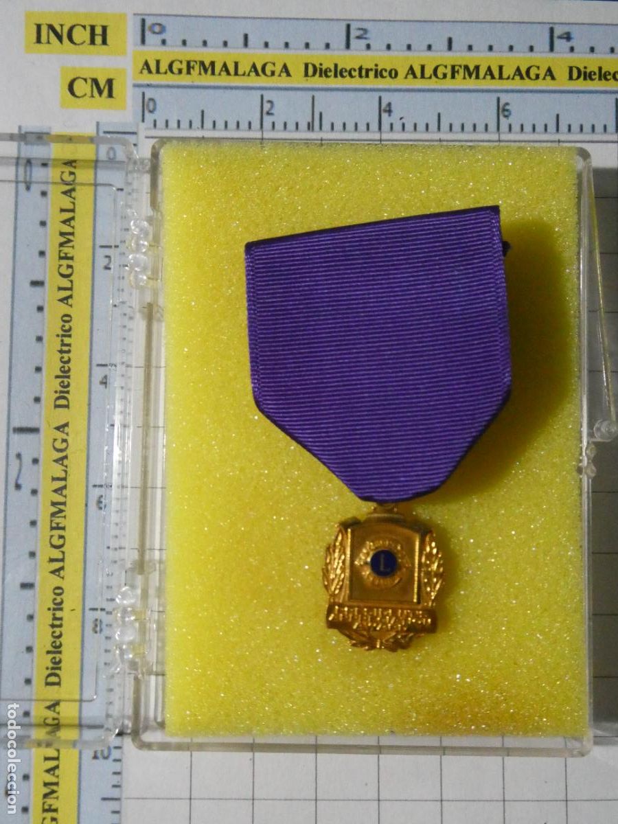 Medallas tem&aacute;ticas: MEDALLA DEL CLUB DE LEONES. LIONS INTERNATIONAL. PRESIDENT'S APPRECIATION AWARD