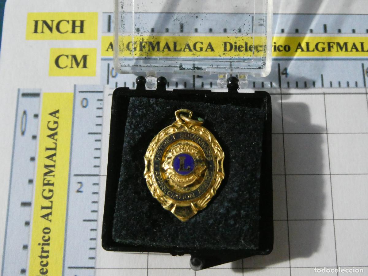 Medallas tem&aacute;ticas: MEDALLA MEDALLITA DEL CLUB DE LEONES. LIONS INTERNATIONAL. DISTRICT GOVERNORS APPRECIATION AWARD