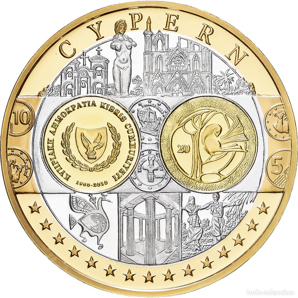 Medallas tem&aacute;ticas: [#1216422] Chipre, medalla, Europa, Plata, FDC