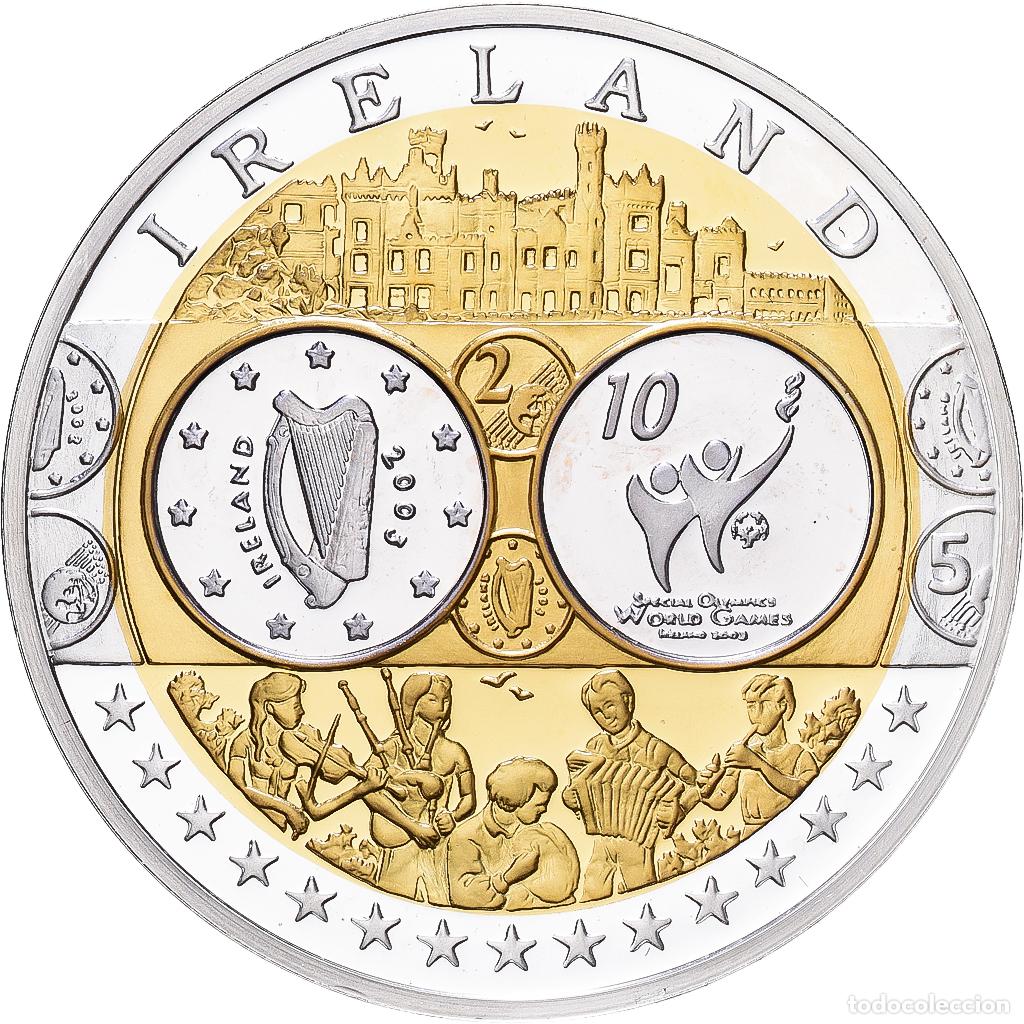 Medallas tem&aacute;ticas: [#1216426] REP&Uacute;BLICA DE IRLANDA, medalla, Europa, Plata, FDC