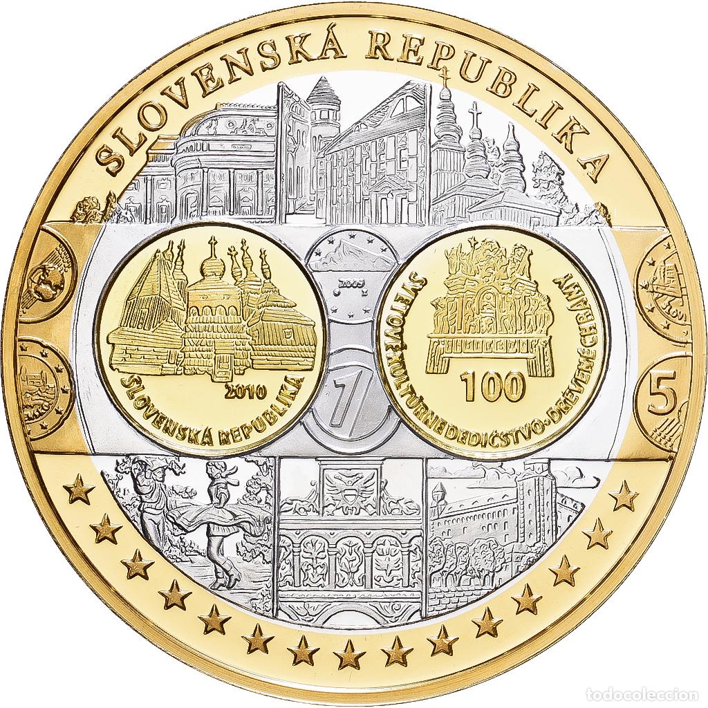 Medallas tem&aacute;ticas: [#1216447] Eslovaquia, medalla, Europa, Plata, FDC