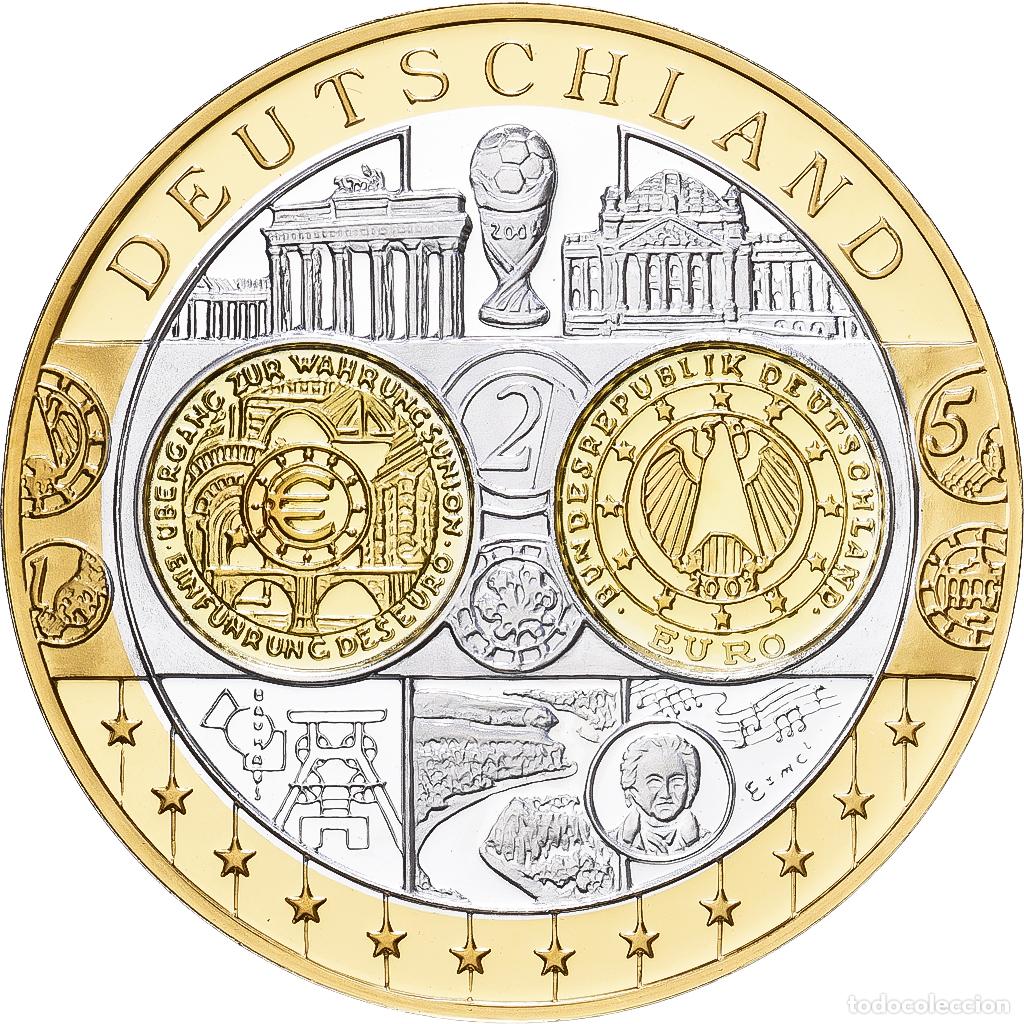Medallas tem&aacute;ticas: [#1216455] Alemania, medalla, Europa, Plata, FDC