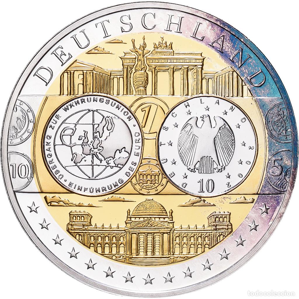 Medallas tem&aacute;ticas: [#1216456] Alemania, medalla, Europa, Plata, SC+