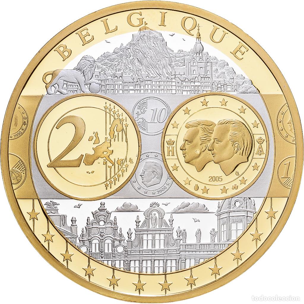 Medallas tem&aacute;ticas: [#1216462] B&eacute;lgica, medalla, Europa, Plata, FDC