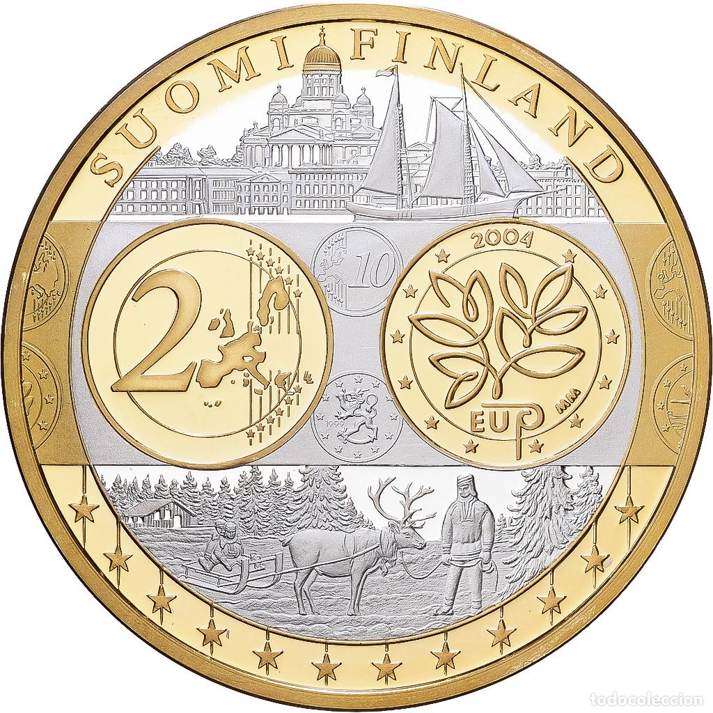 Medallas tem&aacute;ticas: [#1216459] Finlandia, medalla, Europa, Plata, FDC
