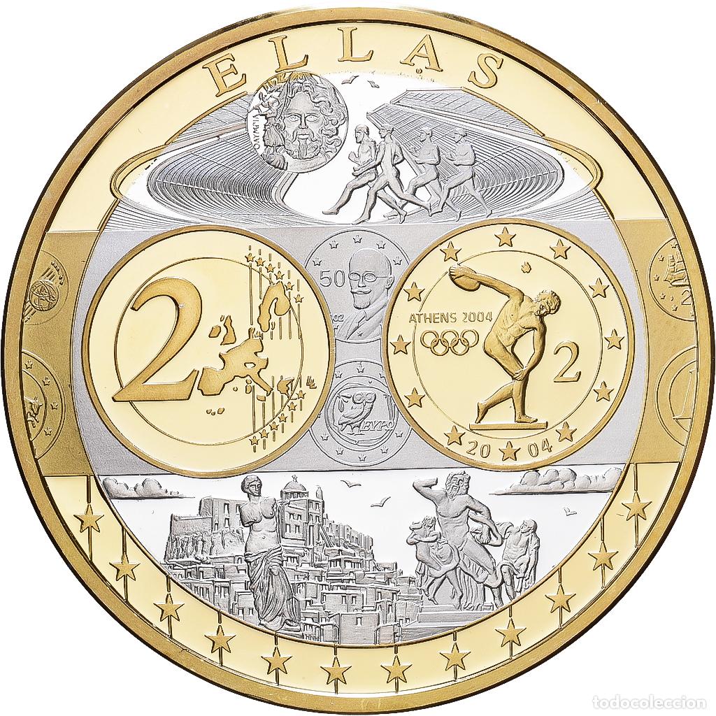 Medallas tem&aacute;ticas: [#1216421] Grecia, medalla, Europa, Plata, FDC