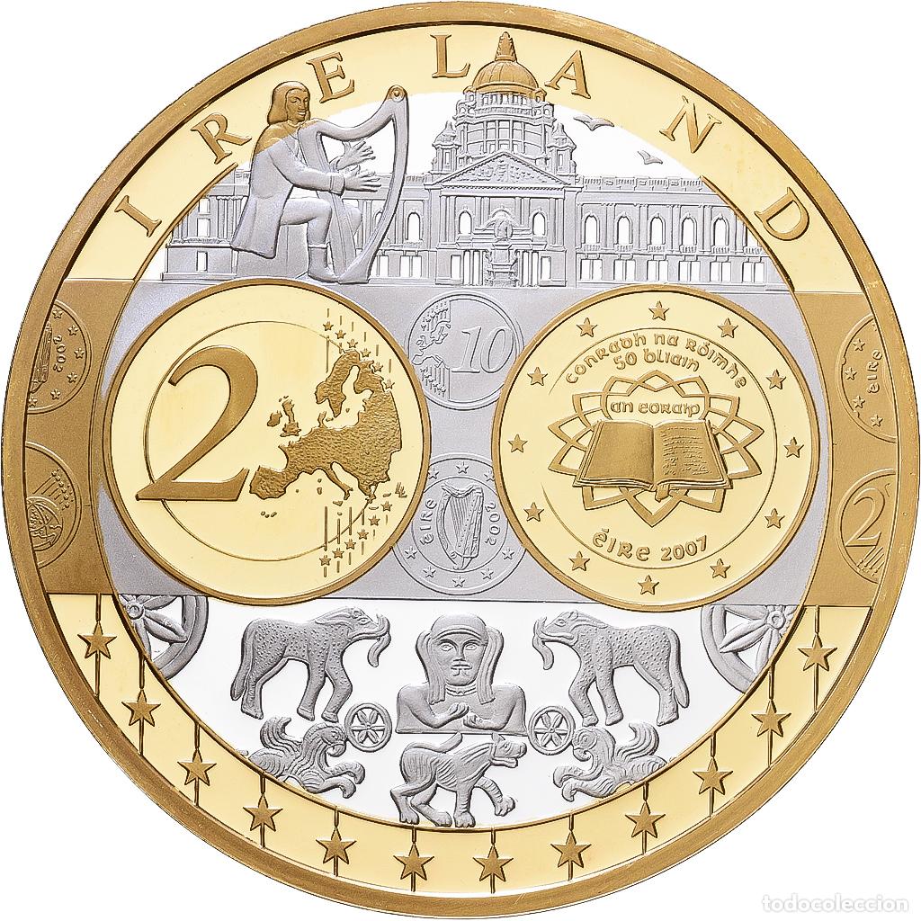 Medallas tem&aacute;ticas: [#1216425] REP&Uacute;BLICA DE IRLANDA, medalla, Europa, Plata, FDC