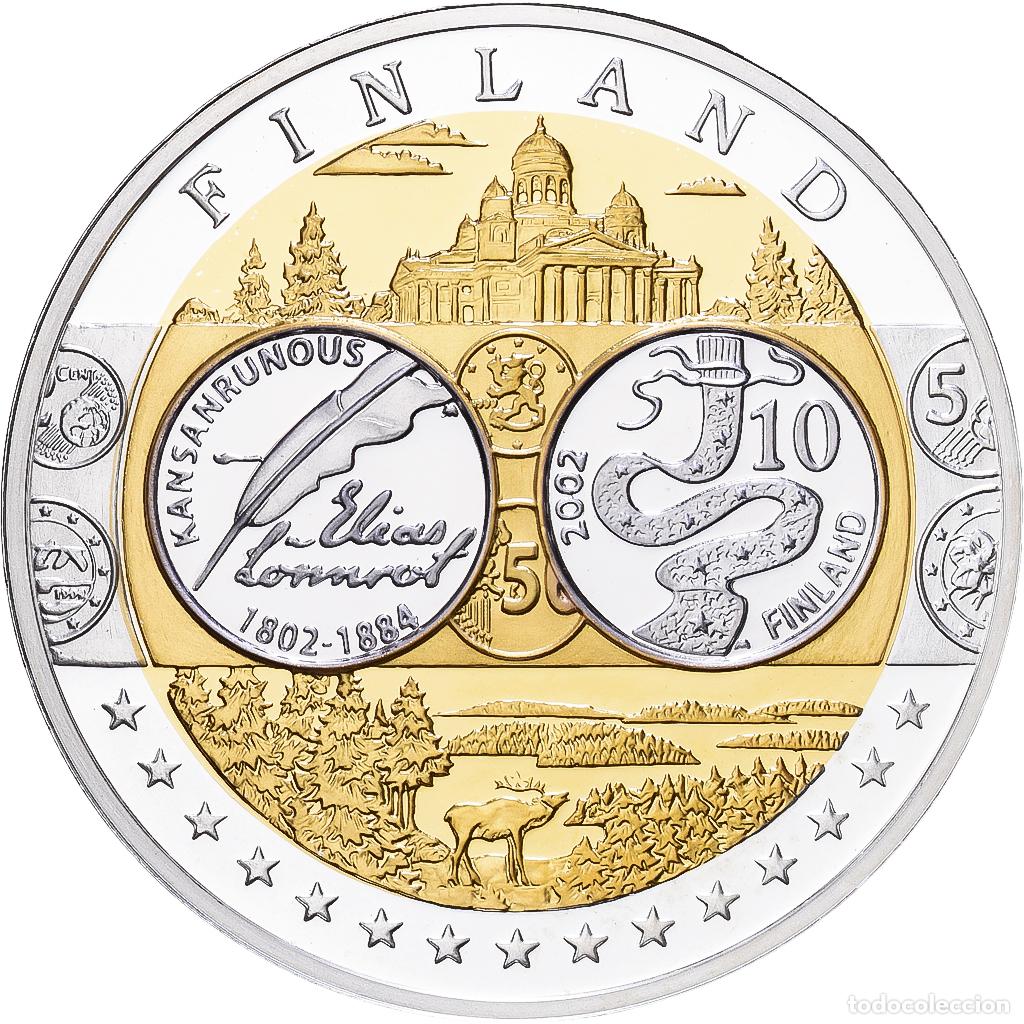 Medallas tem&aacute;ticas: [#1216460] Finlandia, medalla, Europa, Plata, FDC