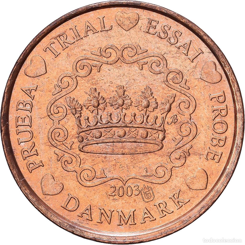 Medallas tem&aacute;ticas: [#1216180] Dinamarca, medalla, 1 C, Essai Trial, 2003, Cobre, SC