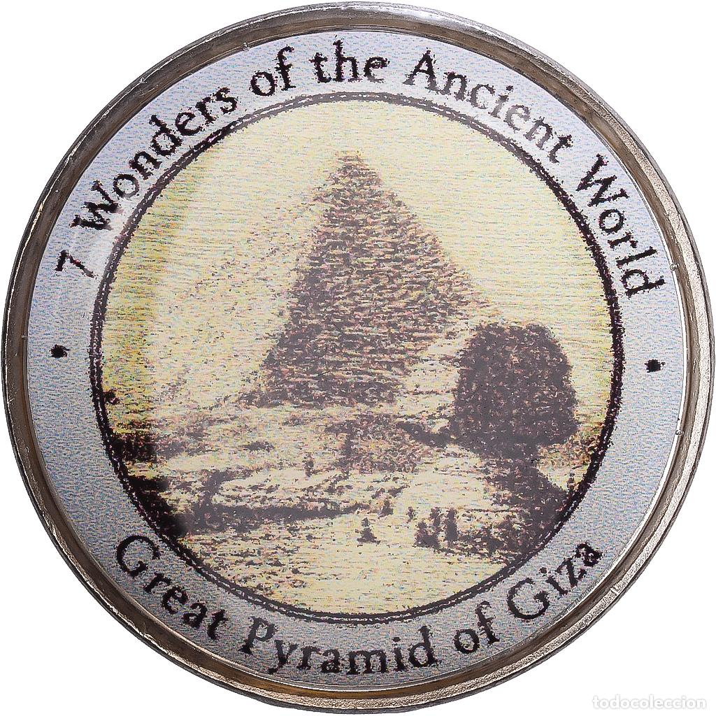 Medallas tem&aacute;ticas: [#1216312] Grecia, zeton, great Pyramid of Giza, 2000, Cobre - n&iacute;quel, FDC