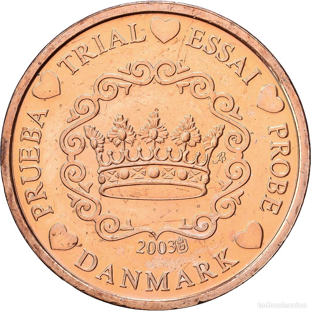Medallas tem&aacute;ticas: [#1216353] Dinamarca, medalla, 5 C, Essai-Trial, 2003, Cobre, SC