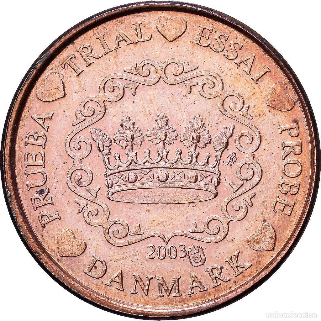 Medallas tem&aacute;ticas: [#1216355] Dinamarca, medalla, 1 C, Essai Trial, 2003, Cobre, EBC