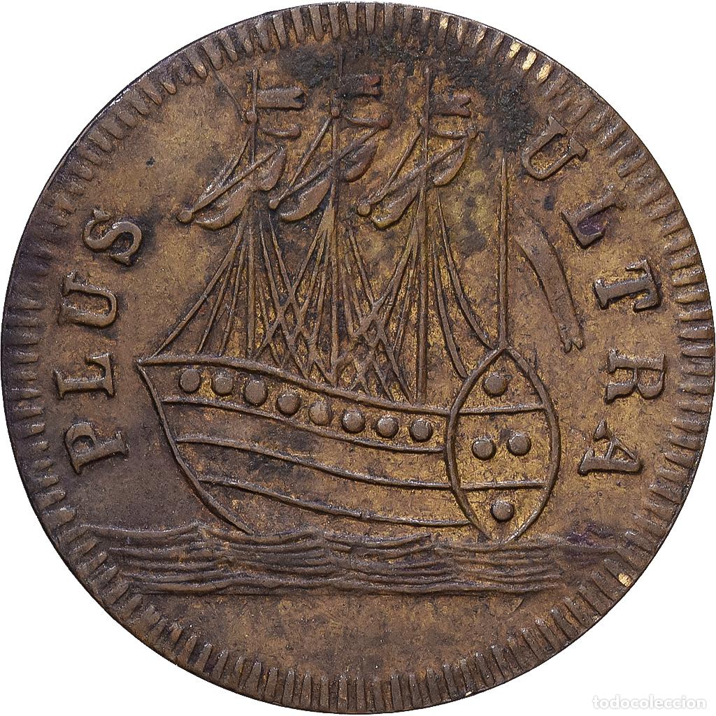 Medallas tem&aacute;ticas: [#1216142] Alemania, Nuremberg token, Plus Ultra, XIXth Century, Lat&oacute;n, MBC
