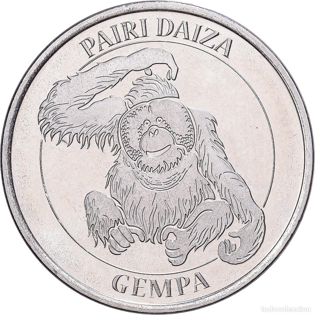 Medallas tem&aacute;ticas: [#1216237] B&eacute;lgica, zeton, Pairi Daiza, Gempa, Cobre - n&iacute;quel, EBC