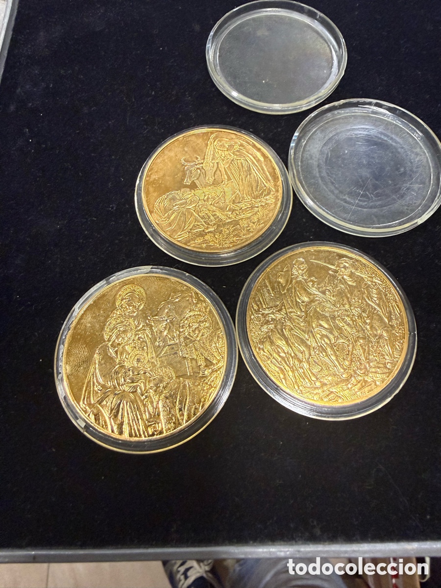 Medallas tem&aacute;ticas: Lote de 3 medallas de plata pura, distintas tem&aacute;ticas