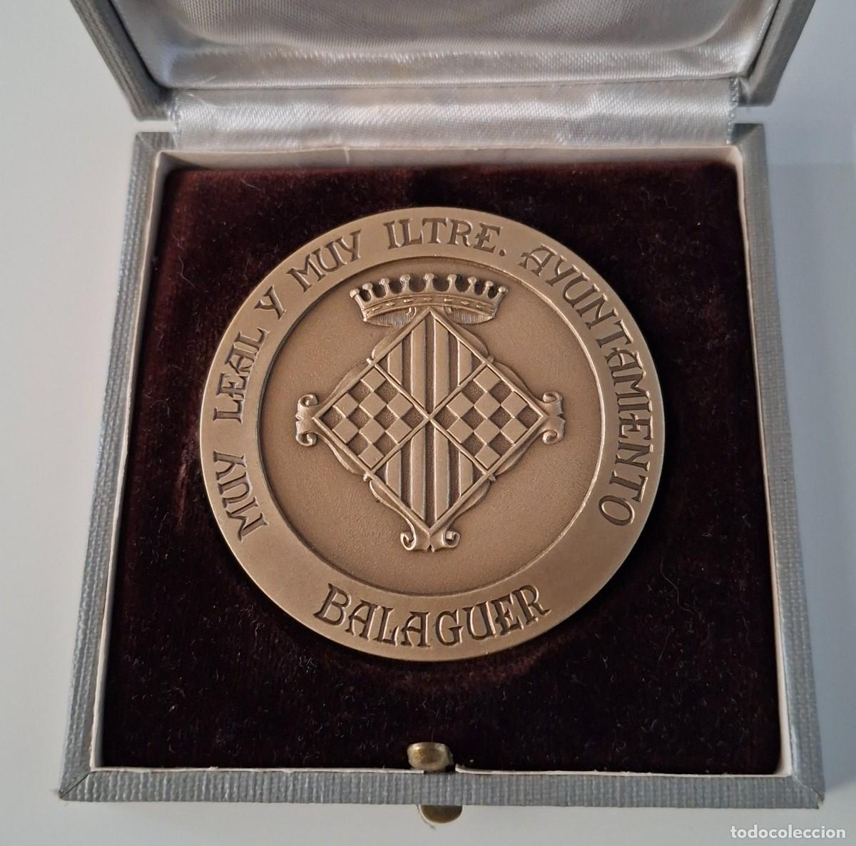Medallas tem&aacute;ticas: MEDALLA DE BRONCE - INAUGURACI&Oacute;N CASA AYUNTAMIENTO DE BALAGUER, NOVIEMBRE A&Ntilde;O 1970 ... B0001