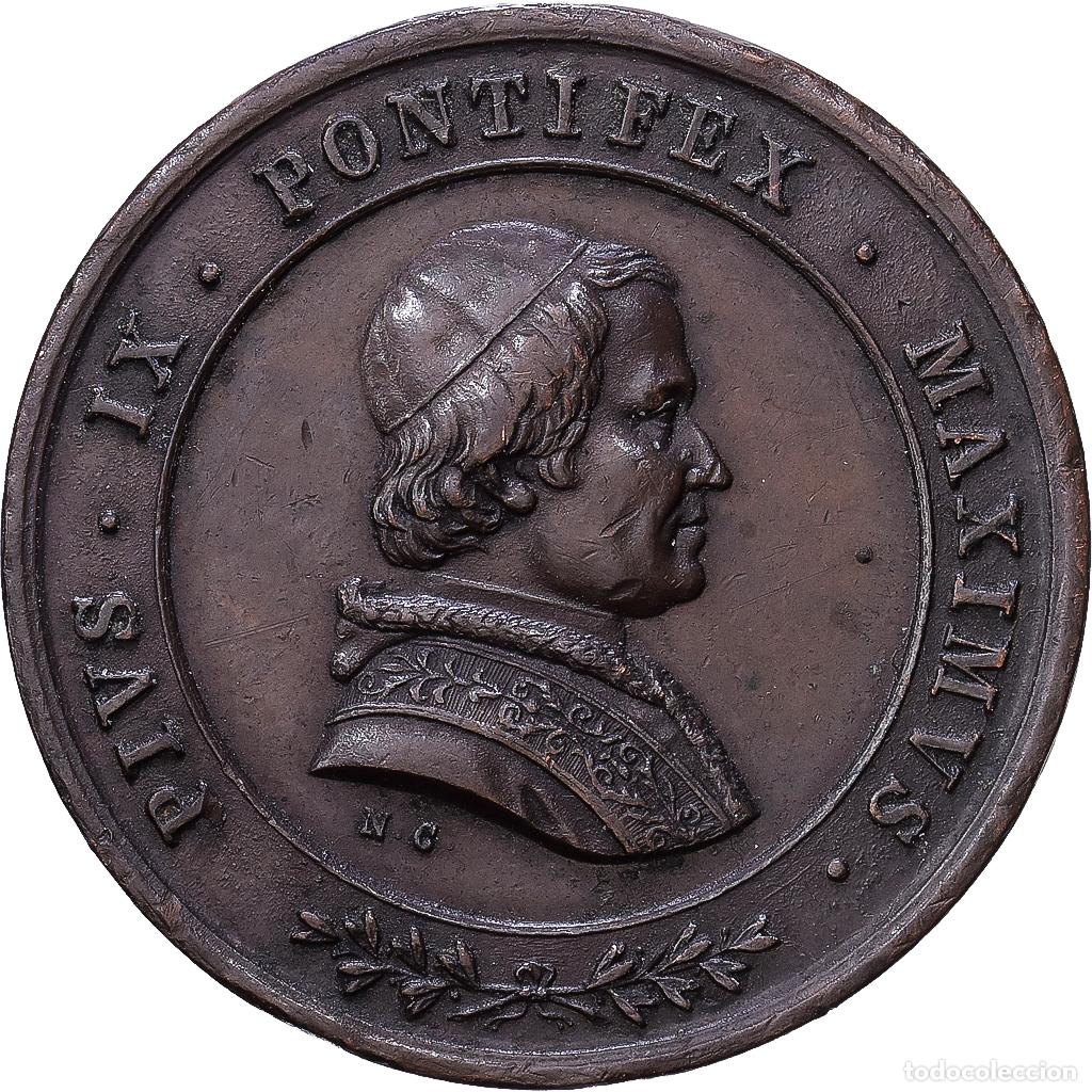 Medallas tem&aacute;ticas: [#1216531] CIUDAD DEL VATICANO, medalla, Pie IX, Bronce, MBC