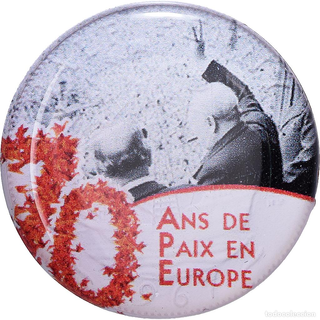 Medallas tem&aacute;ticas: [#1216537] Reino Unido, medalla, 70 ans de Paix en Europe, Cobre, SC