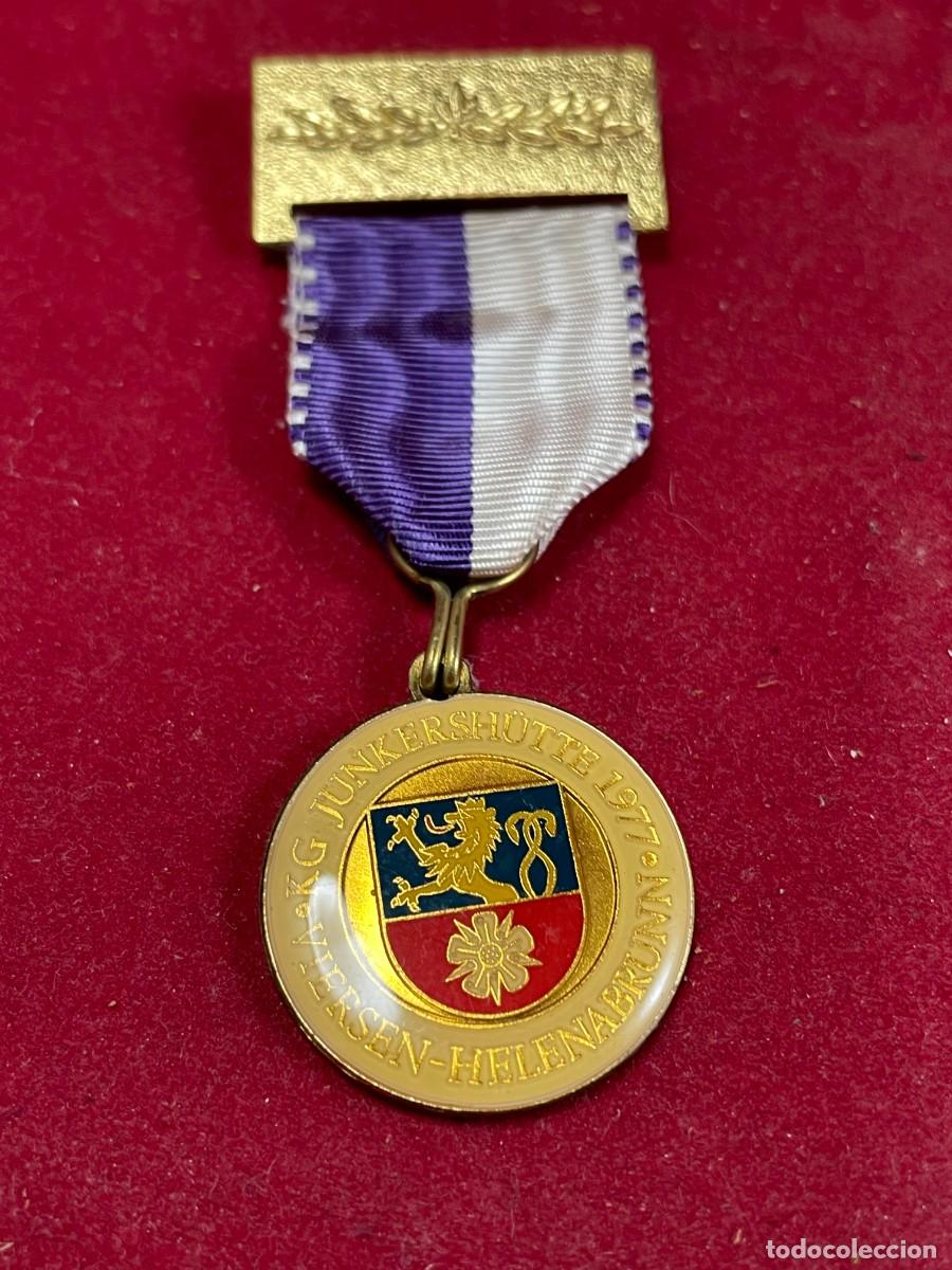 Medallas tem&aacute;ticas: Medalla Karnevalsorden KG Junkersh&uuml;tte 1977 Viersen-Helenabrunn Alemania