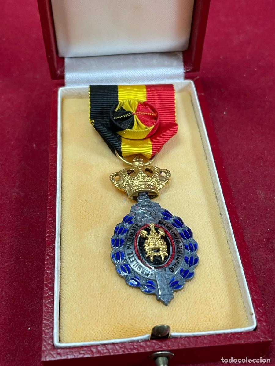 Medallas tem&aacute;ticas: Medalla del Trabajo B&eacute;lgica 1&ordf; Clase Habilet&eacute; Moralit&eacute; con estuche y roseta