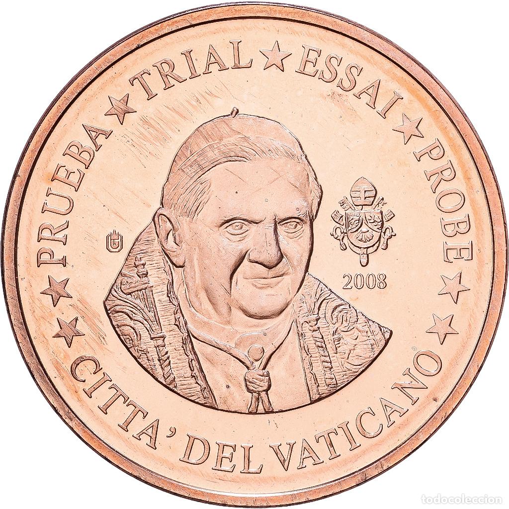 Medallas tem&aacute;ticas: [#1216788] Vaticano, medalla, 5 C, Essai-Trial Benoit XVI, 2008, SC, Cobre
