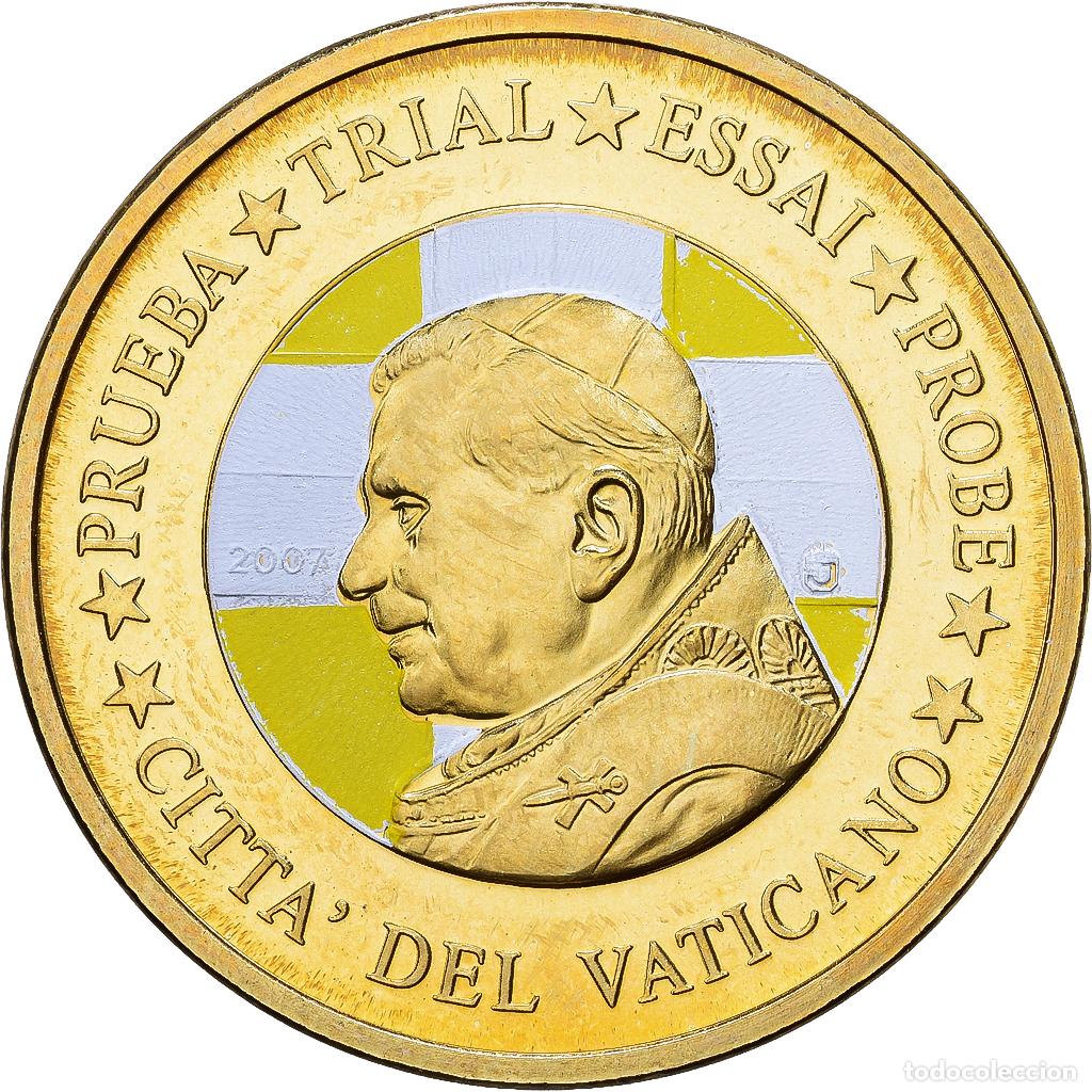 Medallas tem&aacute;ticas: [#1216792] CIUDAD DEL VATICANO, medalla, 20 C, Essai-Trial Benoit XVI, couleur, 2007