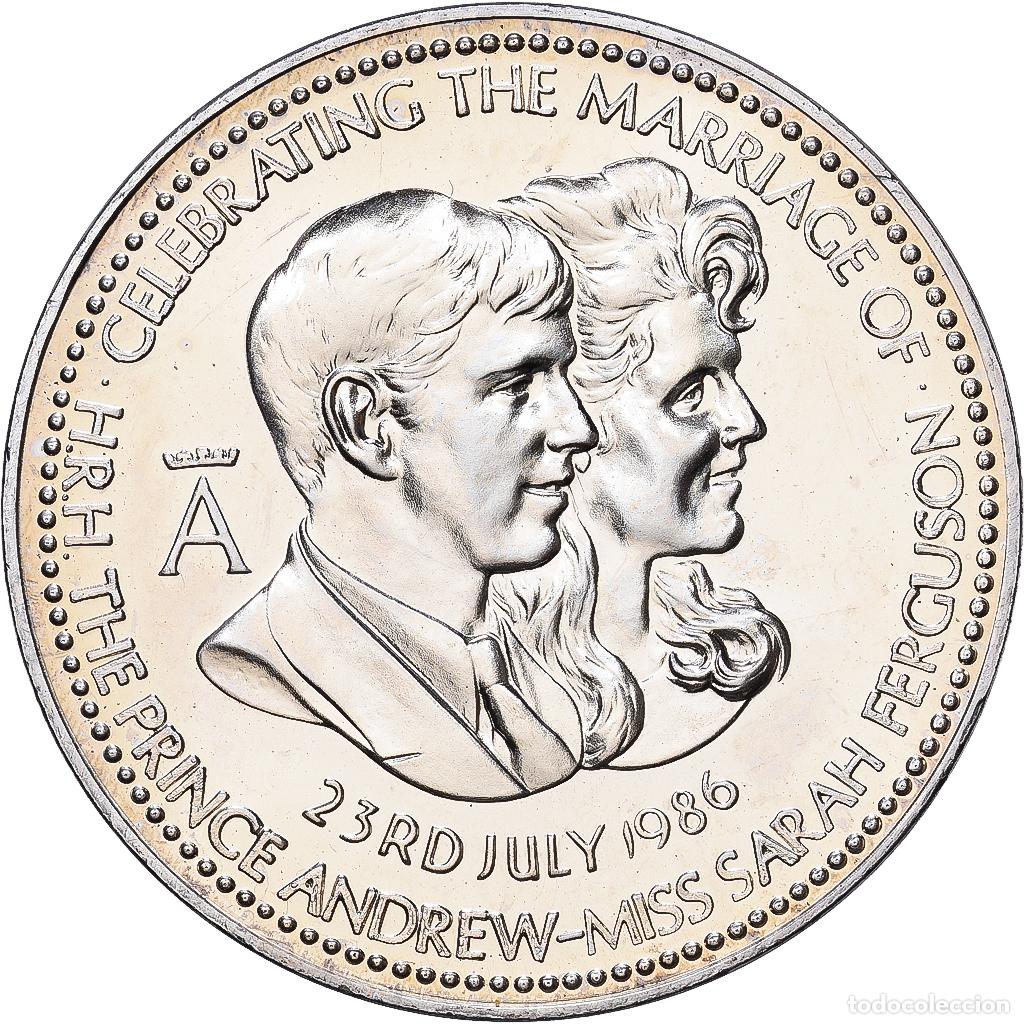 Medallas tem&aacute;ticas: [#1216745] Reino Unido, medalla, Mariage de Sarah Ferguson et d&rsquo;Andrew d&rsquo;York, 1986