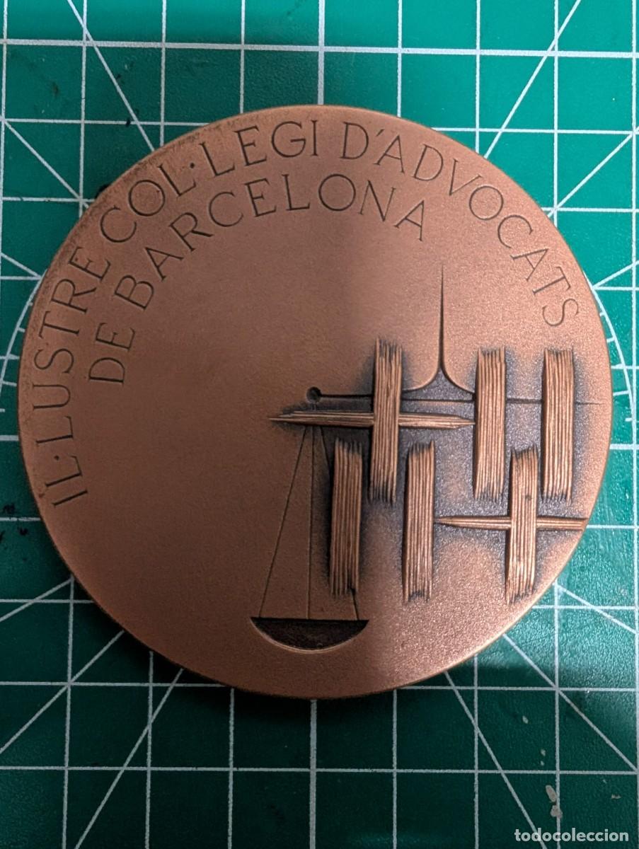 Medallas tem&aacute;ticas: RARA MEDALLA SUBIRACHS DE BRONCE, IL.LUSTE COL.LEGI D&acute;ADVOCATS DE BARCELONA, 1987