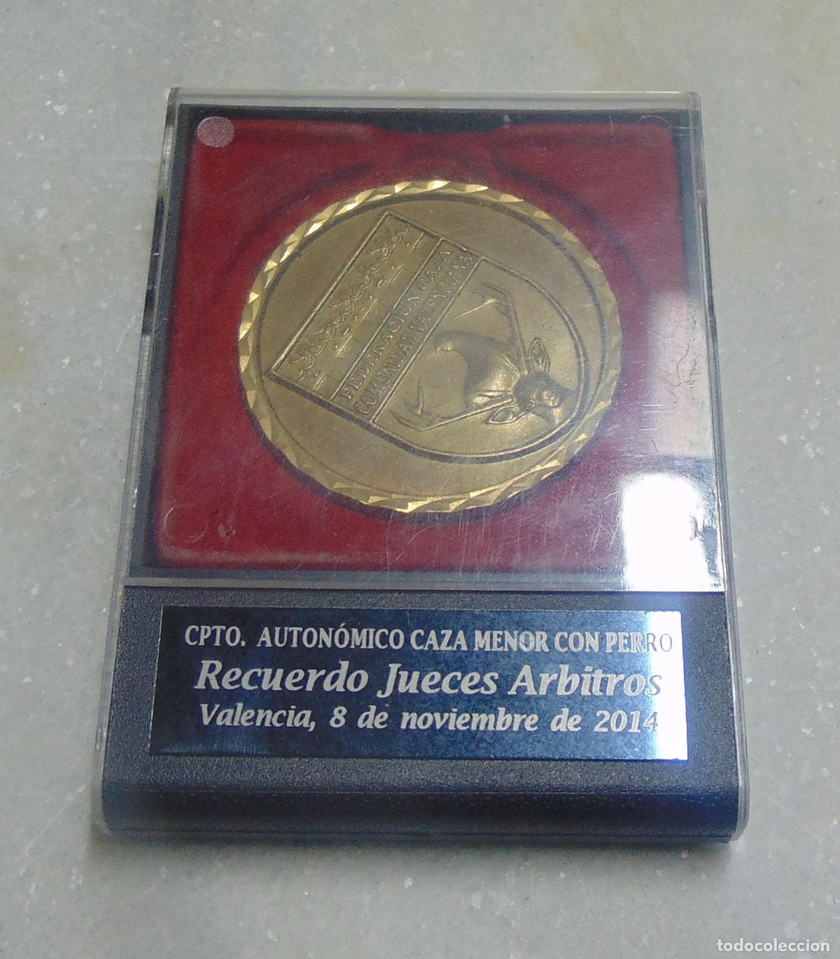 Medallas tem&aacute;ticas: MEDALLA CPTO. CAZA MENOR CON PERRO, VALENCIA 2014