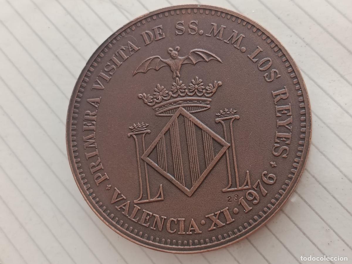 Medallas tem&aacute;ticas: MEDALLA CONMEMORATIVA, VISITA DE LOS REYES A VALENCIA