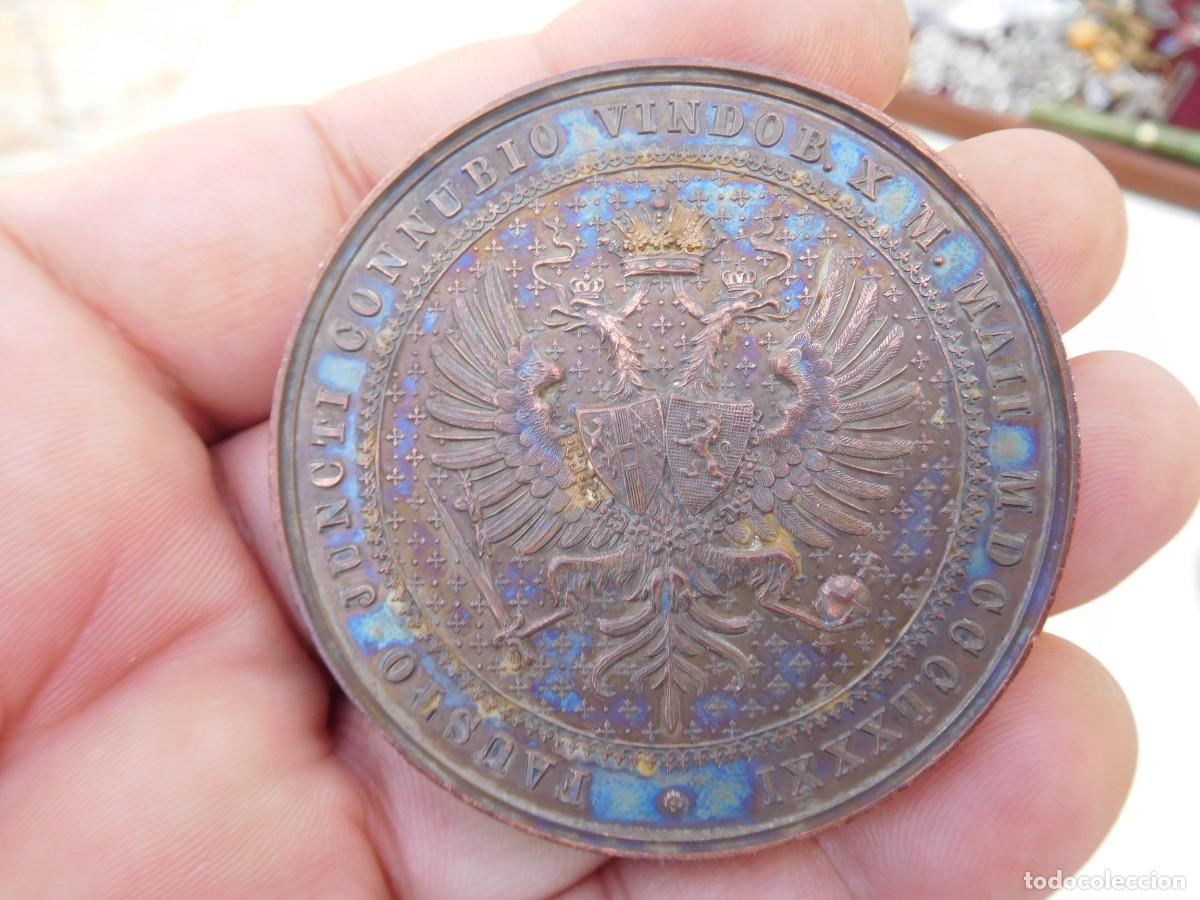 Medallas tem&aacute;ticas: Medalla boda de Rodolfo de Austria y Estefania de B&eacute;lgica 1881