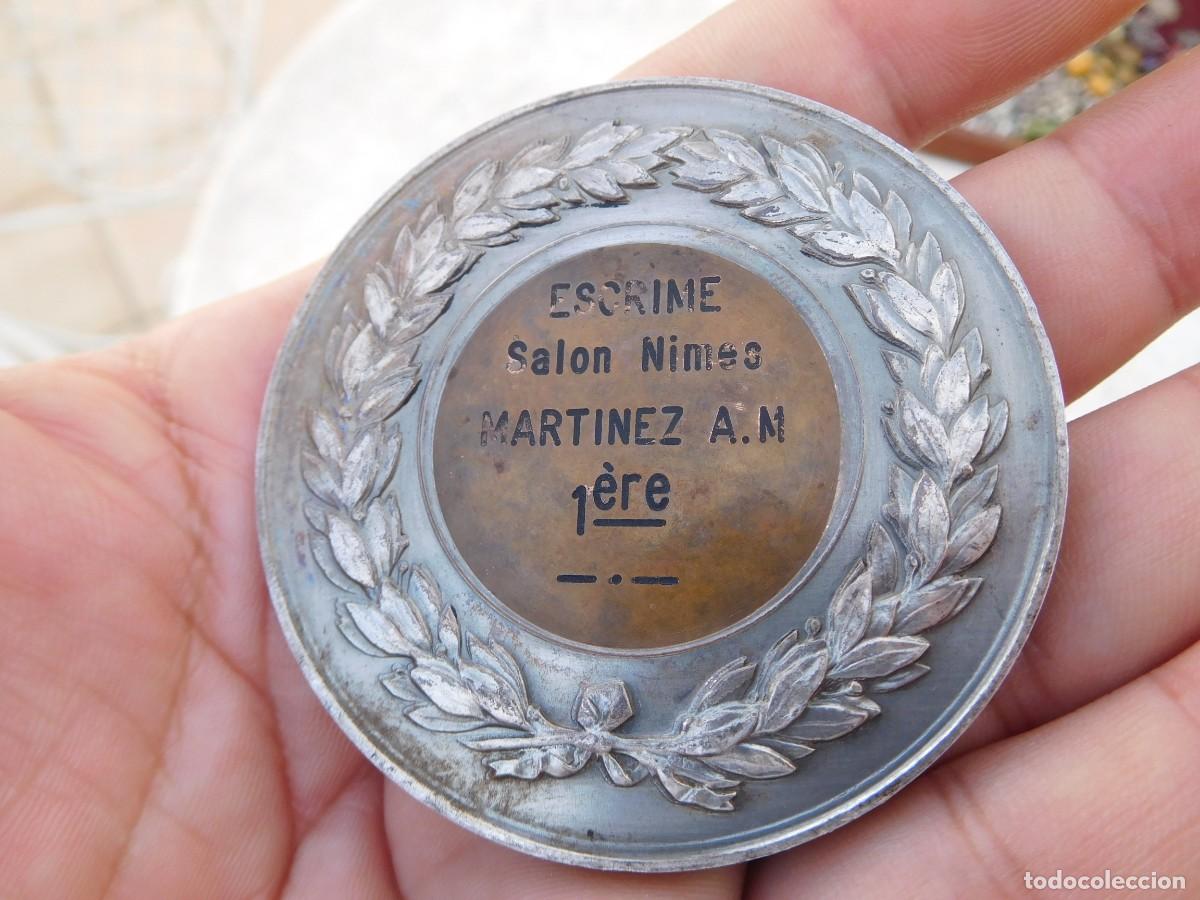 Medallas tem&aacute;ticas: Medalla antigua premio de esgrima - Foto 4