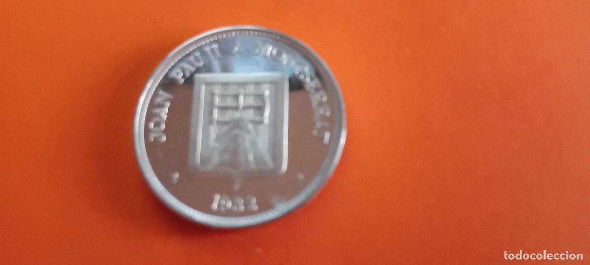 Medallas tem&aacute;ticas: MEDALLA VISITA JUAN PABLO II A MONTSERRAT 1982