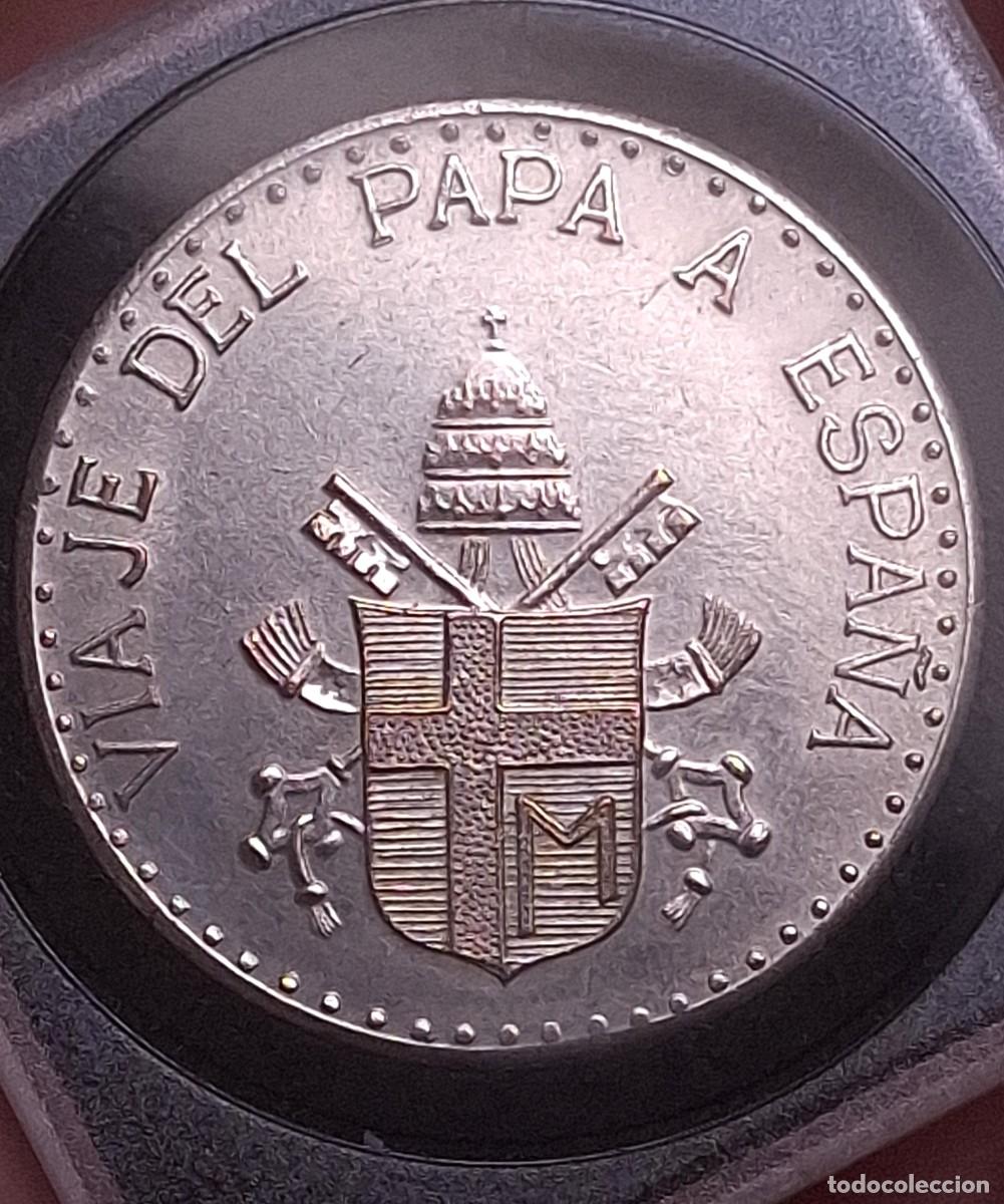 Medallas tem&aacute;ticas: Medalla - Viaje Del Papa a Espa&ntilde;a