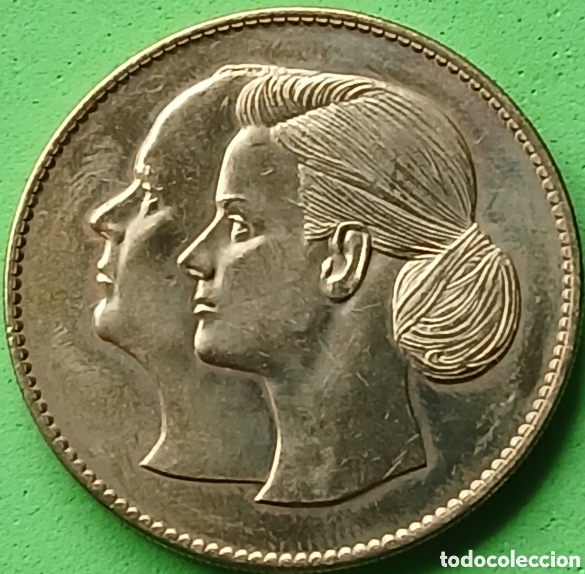 Medallas tem&aacute;ticas: M&oacute;naco medalla conmemorativa pr&iacute;ncipe Alberto ll y Charl&eacute;ne 2011