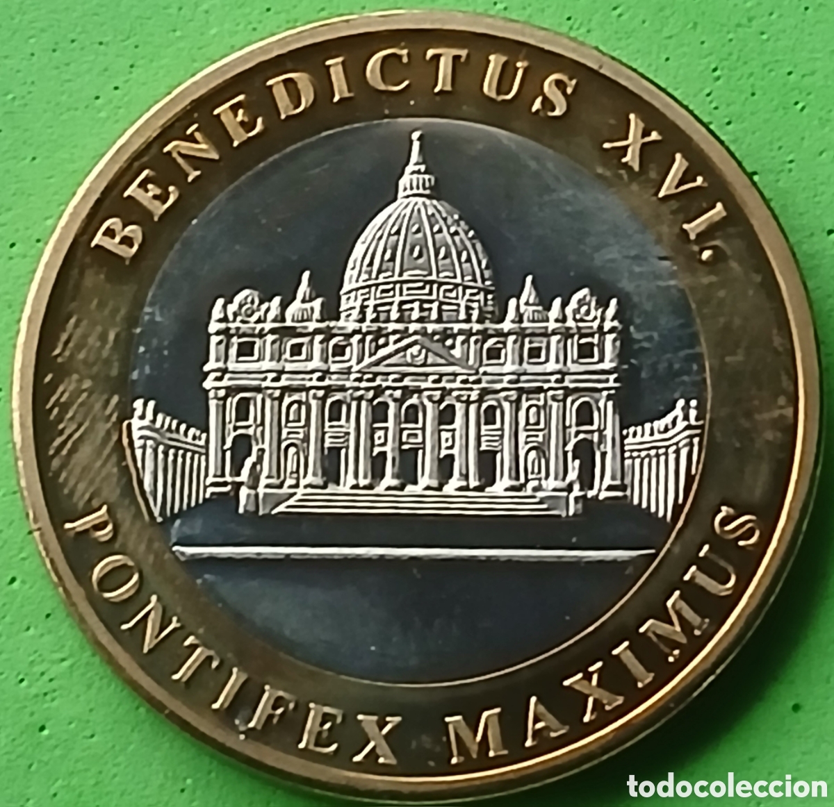 Medallas tem&aacute;ticas: Ciudad del Vaticano medalla BenedictoXVI 2005 - Foto 2