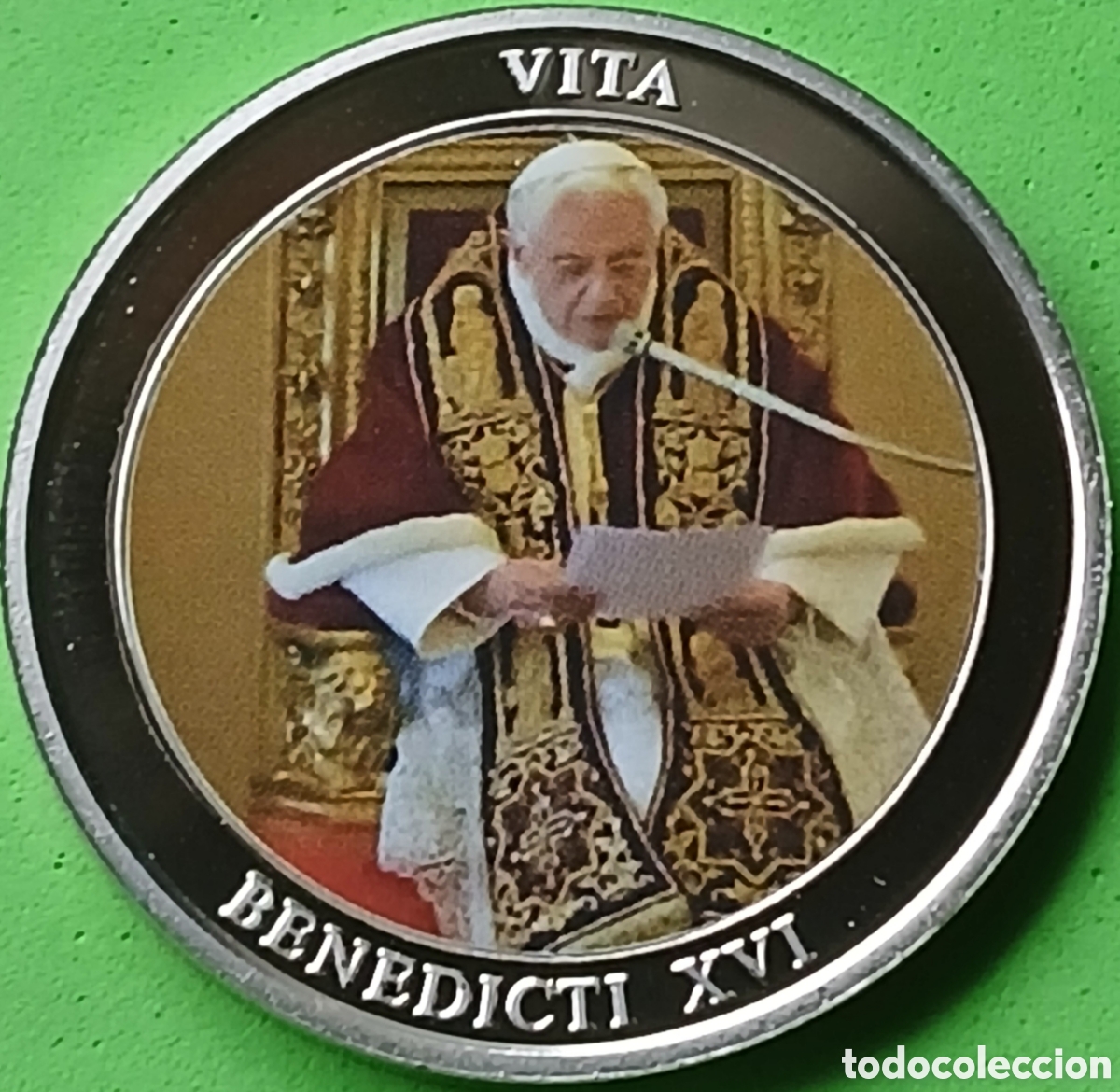 Medallas tem&aacute;ticas: Ciudad del Vaticano medalla BenedictoXVI - Foto 2