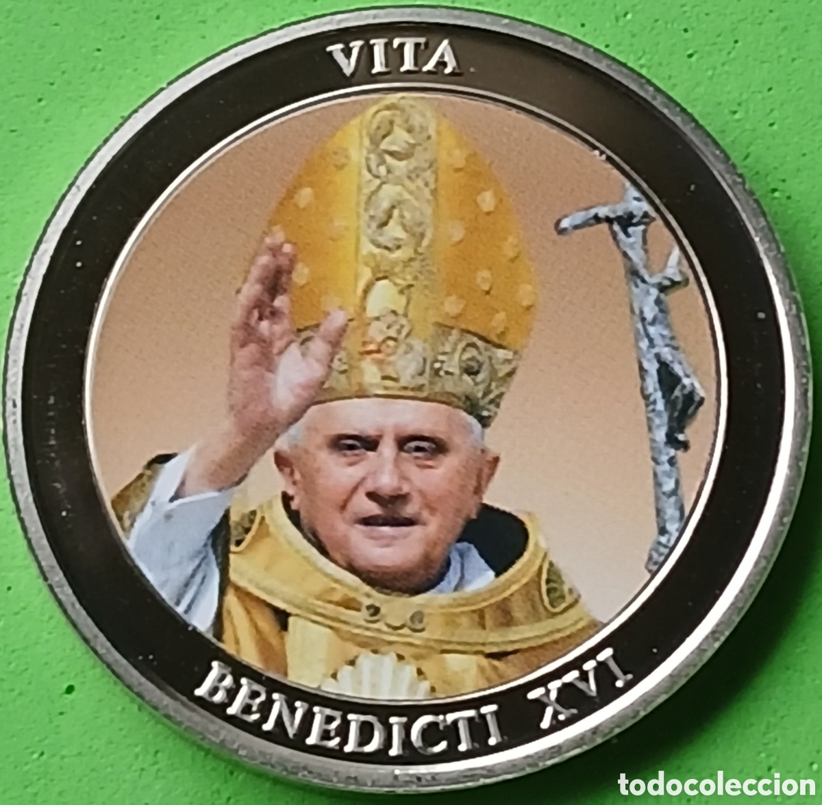Medallas tem&aacute;ticas: Ciudad del Vaticano medalla BenedictoXVI - Foto 2