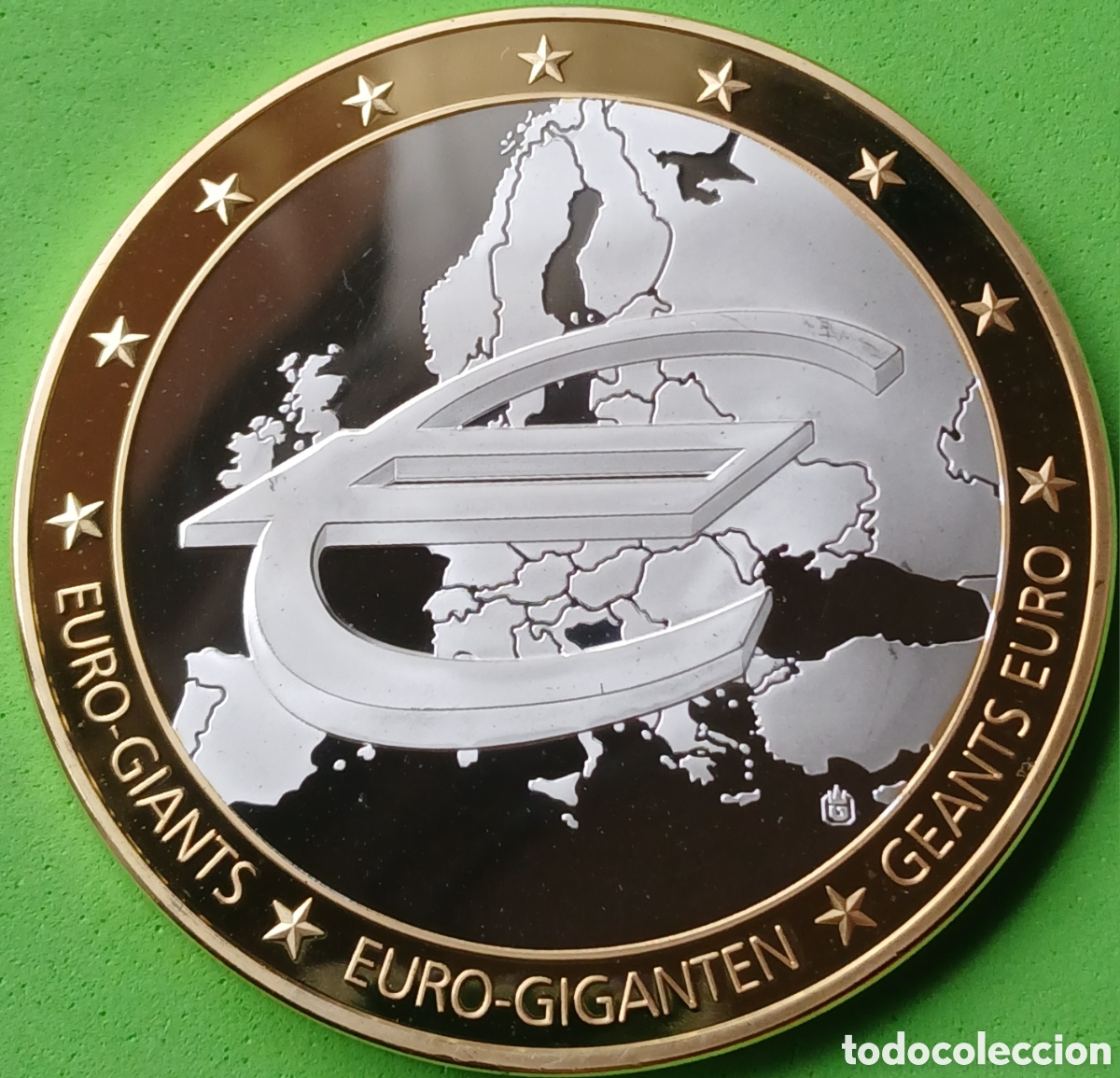 Medallas tem&aacute;ticas: Alemania medalla conmemorativa 10 a&ntilde;os del EURO Europa 1999-2009.