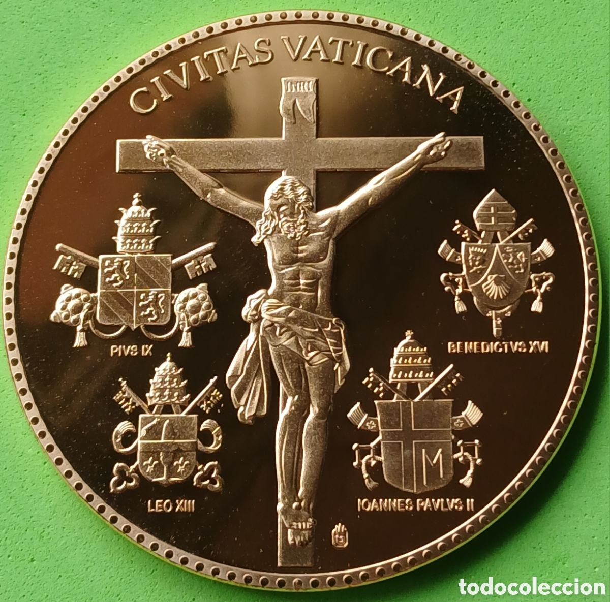 Medallas tem&aacute;ticas: Ciudad del Vaticano medalla BenedictoXVI.2005 - Foto 2
