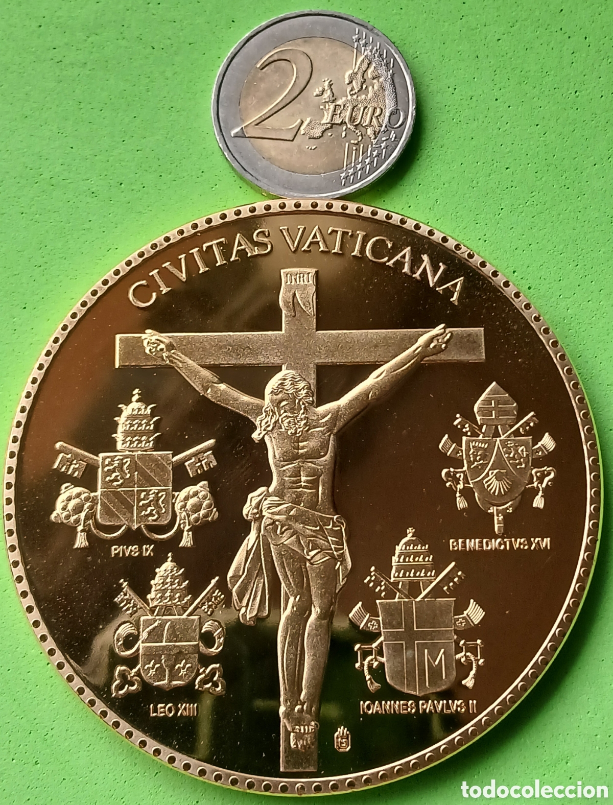 Medallas tem&aacute;ticas: Ciudad del Vaticano medalla BenedictoXVI.2005 - Foto 3