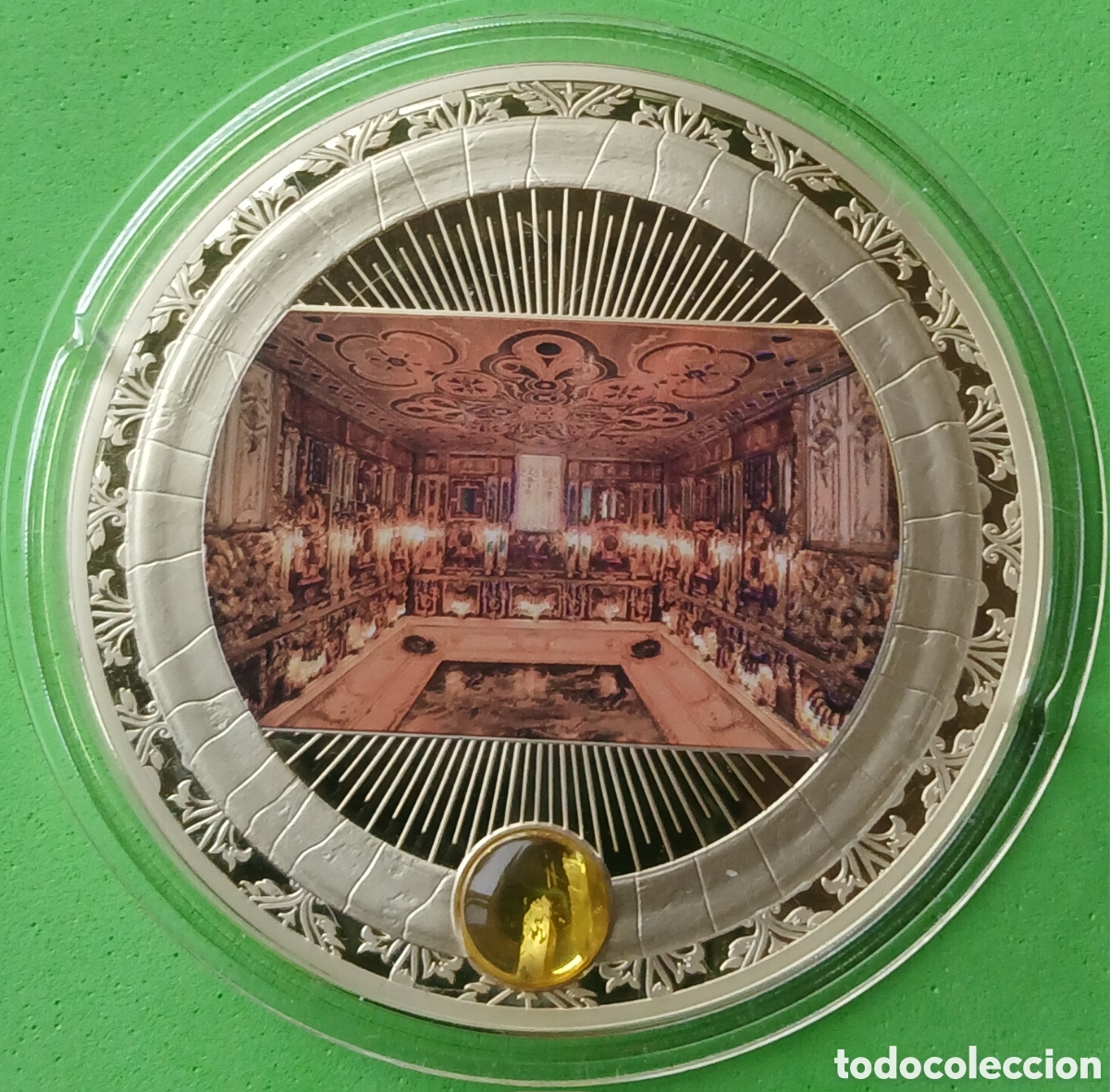 Medallas tem&aacute;ticas: Alemania medalla conmemorativa de la legendaria Sala de &Aacute;mbar