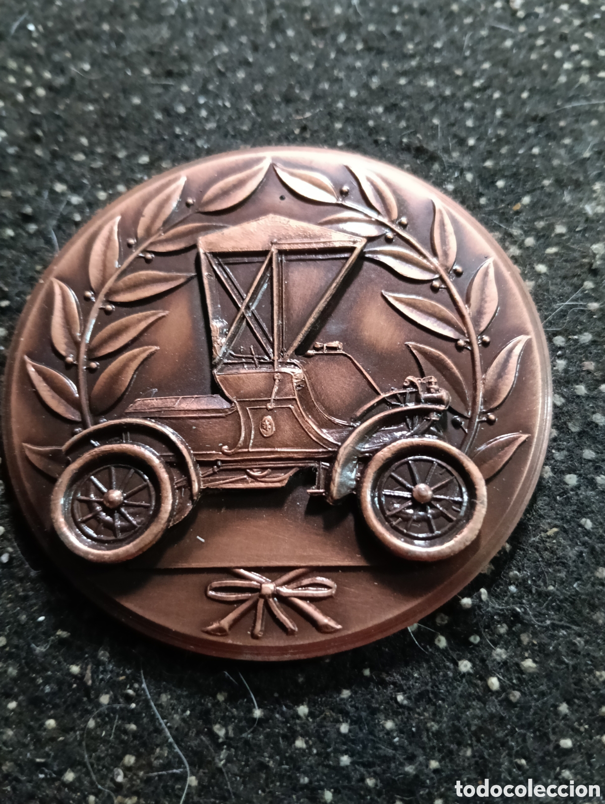 Medallas tem&aacute;ticas: Medalla coches antiguos 1987 &rdquo;CAL&Ccedil;OTADA SALOMO&rdquo; Tarragona mide 6 cm de di&aacute;metro