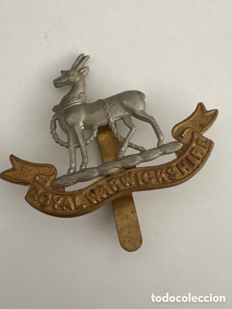 Medallas tem&aacute;ticas: Emblema insignia medalla gorra militar Inglaterra ( escarapela British ROYAL WAB WICNSHIRE )
