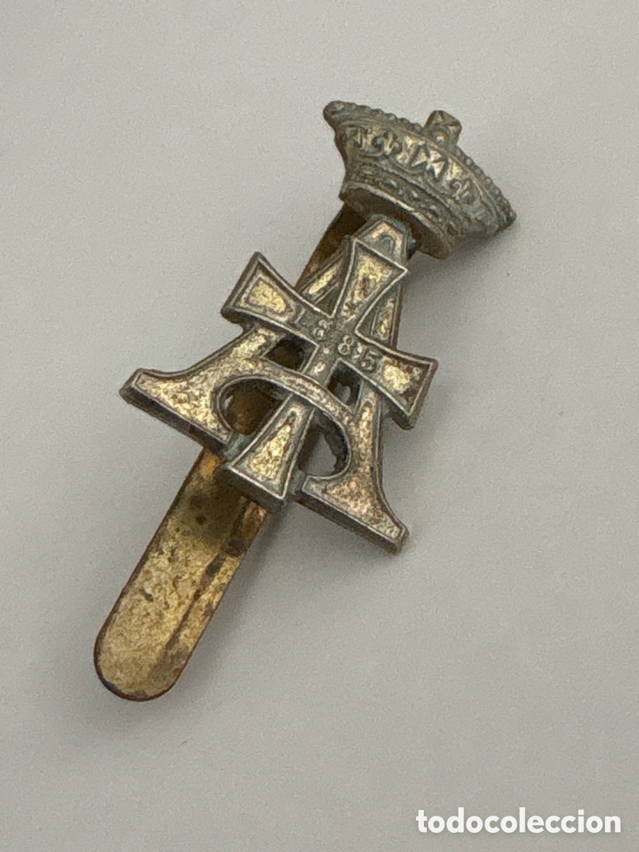 Medallas tem&aacute;ticas: INSIGNIA EMBLEMA MEDALLA DE GORRA MILITAR (CRUZ INGLATERRA BRITISH MILITAR&Iacute;A ESCARAPELA)