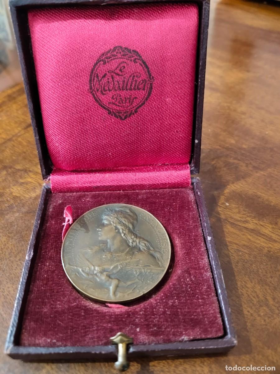 Medaglie tematiche: Medalla en Bronce, exposici&oacute;n de Trabajo. Niort, Francia