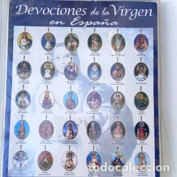 Medaglie tematiche: 30 medallas policromadas en esmalte de las principales Virgenes de Espa&ntilde;a , en su estuche original