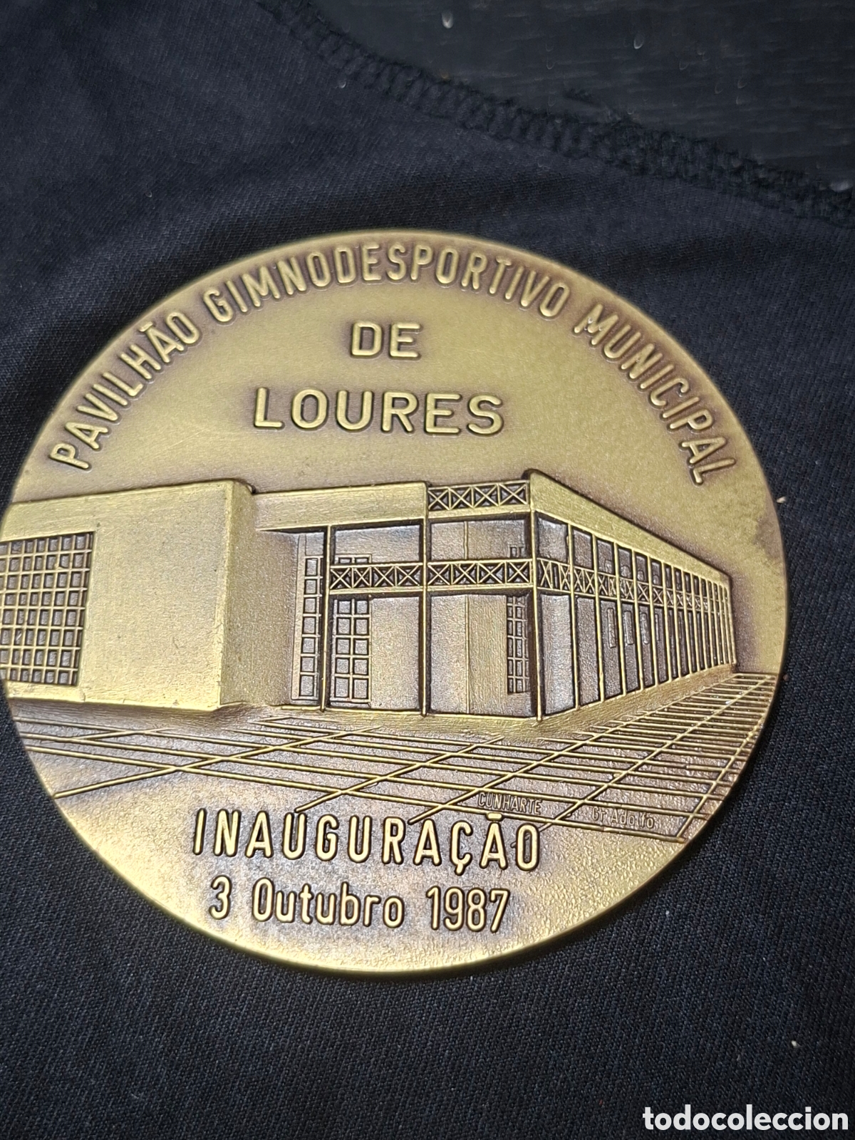 Medallas tem&aacute;ticas: Gran medalla INOGURACION pavilh&acirc;o gimnodesportivo municipal de LOURES / MTC5
