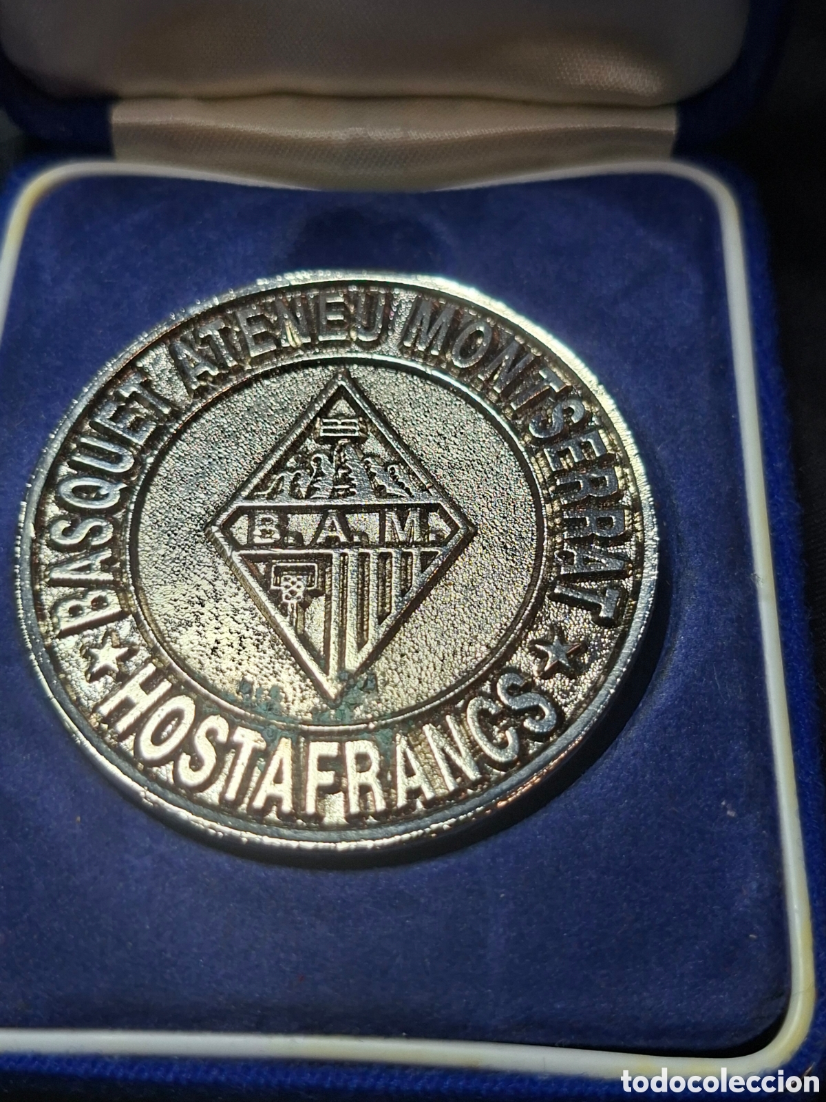 Medallas tem&aacute;ticas: Medalla 75 aniversario basquet ateneu montserrat 1923.2003/ MTC5