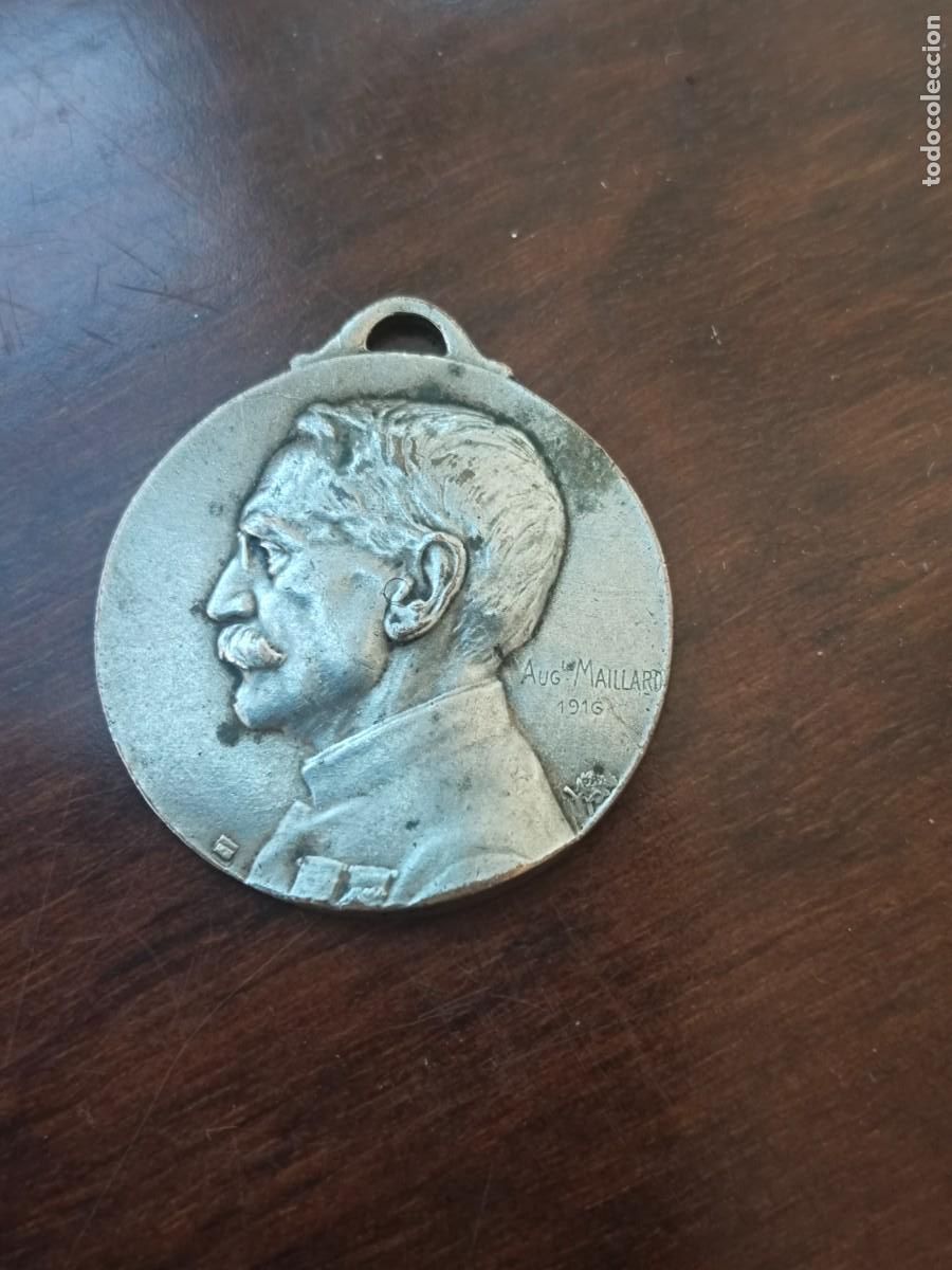 Thematische Medaillen: Medalla General Joseph Gallieni. 1916. Francia.